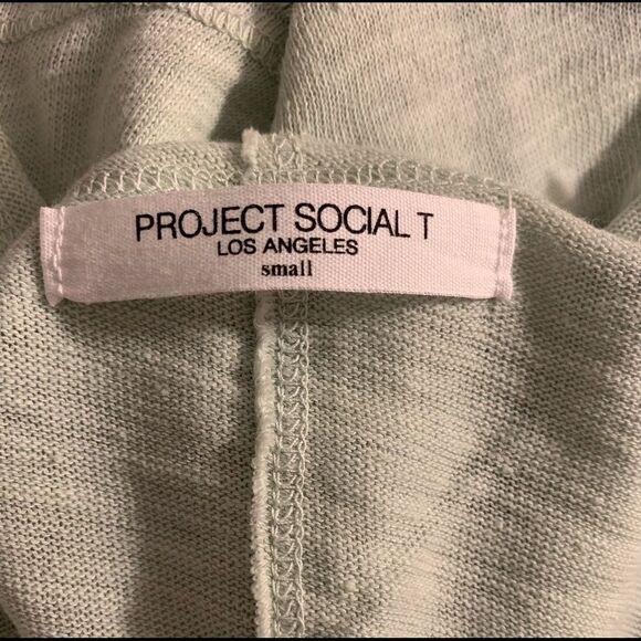 Project Social T Womens V-Neck Short Sleeve T-shirt Top Mint Green Size Small - Picture 7 of 7